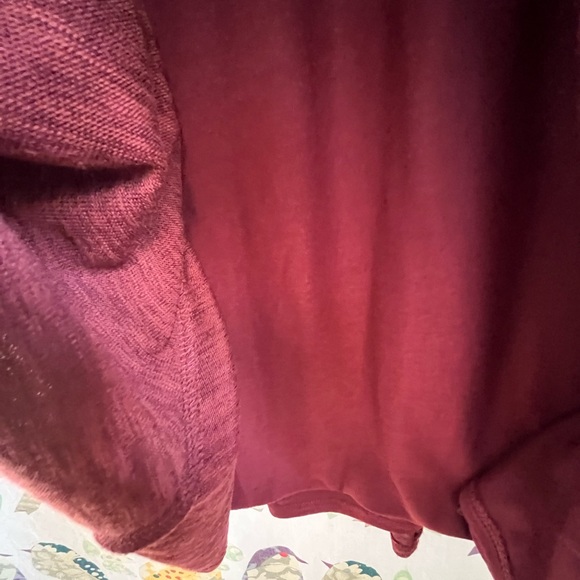 Prana Nadia Dress Space-Dyed Faux Wrap Lined Nocturnal Red XL NWT - Picture 7 of 10